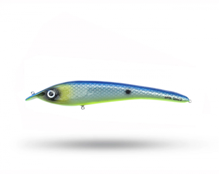 Sippa Lures V-Cranken V2 - Stockis Blue i gruppen Fiskedrag / Gäddwobbler hos Örebro Fiske & Outdoor AB (Sippa VCrank V2 -Stockis)